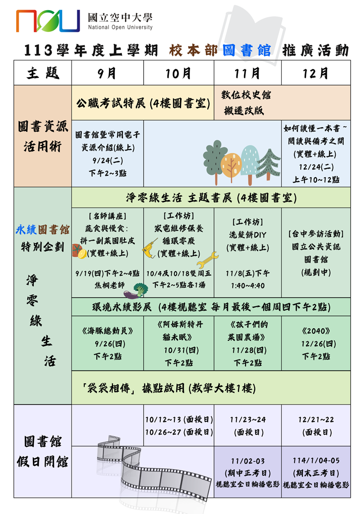 圖書館113上推廣活動